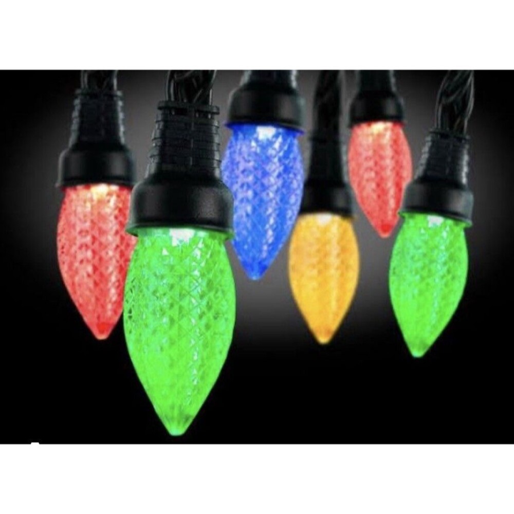 Gemmy Lightshow 20 Light 20 ft Long C9 Color Motion Multicolor LED Lights Smart